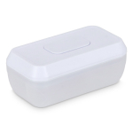 Forma de plástico para cubos de gelo com ejeção por botão cor branco