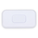 Forma de plástico para cubos de gelo com ejeção por botão cor branco nona vista
