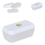 Forma de plástico para cubos de gelo com ejeção por botão