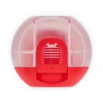 Marmita multifunções com tampa de rosca e talheres reutilizáveis cor vermelho oitava vista