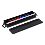 Jogo compacto de curling de mesa portátil com caixa de arrumação cor preto segunda vista