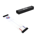 Jogo compacto de curling de mesa portátil com caixa de arrumação vista principal