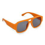 Óculos de sol em plástico duro reciclado com proteção UV400 cor cor-de-laranja