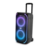 Altifalante portátil com rodas e luzes multicolor Fresh'n Rebel 640W cor preto
