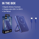 Power bank magnética com carregamento sem fios Fresh'n Rebel 10.000mAh cor azul