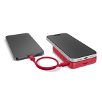 Power bank magnética com carregamento sem fios Fresh'n Rebel 10.000mAh cor vermelho sexta vista