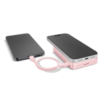 Power bank magnética com carregamento sem fios Fresh'n Rebel 10.000mAh cor cor-de-rosa sexta vista