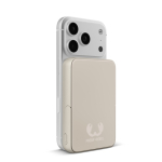 Power bank magnética com carregamento sem fios Fresh'n Rebel 10.000mAh cor bege segunda vista