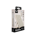 Power bank magnética com carregamento sem fios Fresh'n Rebel 10.000mAh cor bege