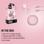 Auriculares sem fios com botões clicáveis Fresh'n Rebel Twins Core 2 cor cor-de-rosa nona vista