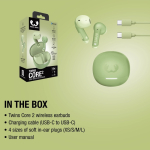 Auriculares sem fios com botões clicáveis Fresh'n Rebel Twins Core 2 cor verde-lima nona vista