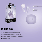 Auriculares sem fios com botões clicáveis Fresh'n Rebel Twins Core 2 cor lilás nona vista