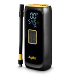 Compressor portátil enchimento rápido com lanterna e powerbank 4000mAh cor preto