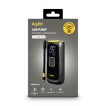 Compressor portátil enchimento rápido com lanterna e powerbank 4000mAh cor preto