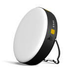 Lanterna de exterior de 300 lúmenes com bateria externa de 10.000 mAh cor preto