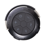 Coluna portátil 3 em 1 com luz 360° regulável e powerbank 10.000mAh cor preto