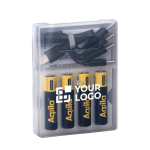 Pack de 4 pilhas AAA recarregáveis com ligação USB-C de 600mAh vista principal