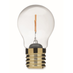 Lâmpada LED decorativa com design de filamento e a pilhas cor amarelo sétima vista