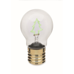 Lâmpada LED decorativa com design de filamento e a pilhas cor verde fluorescente segunda vista