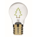Lâmpada LED decorativa com design de filamento e a pilhas cor verde fluorescente sexta vista