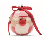 Meias de Natal em poliéster em bola para árvore de Natal tamanho L cor vermelho