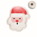 Aquecedor de mãos reutilizável de plástico em forma de Pai Natal cor multicolor