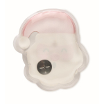 Aquecedor de mãos reutilizável de plástico em forma de Pai Natal cor multicolor segunda vista