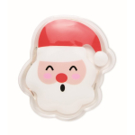Aquecedor de mãos reutilizável de plástico em forma de Pai Natal cor multicolor oitava vista