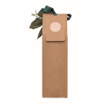 Conjunto aromático com difusor em vidro e vela com aroma a baunilha cor bege nona vista