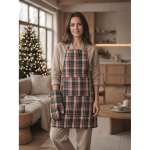 Conjunto de cozinha em algodão aos quadrados 200 g/m² cor multicolor vista conjunto