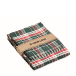 Toalha mesa de algodão aos xadrez com 4 guardanapos incluídos 200 g/m² cor multicolor vista principal