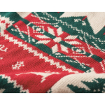 Camisola de Natal de malha 100% acrílica com tamanho único S-M cor bege vista fotografia sétima vista