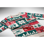 Camisola de Natal de malha 100% acrílica com tamanho único S-M cor bege vista principal