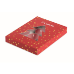 Conjunto de 12 velas de chá com aroma a canela em caixa de Natal cor vermelho vista principal