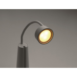 Candeeiro de secretária e lanterna 2 em 1 com luz regulável em 3 modos cor branco vista fotografia oitava vista