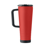 Copo térmico de aço inoxidável com parede dupla e altifalante 700 ml cor vermelho sexta vista