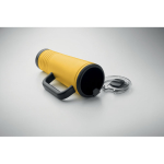 Copo térmico de aço inoxidável com parede dupla e altifalante 700 ml cor amarelo