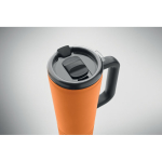 Copo térmico de aço inoxidável com parede dupla e altifalante 700 ml cor cor-de-laranja