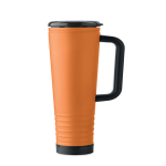 Copo térmico de aço inoxidável com parede dupla e altifalante 700 ml cor cor-de-laranja