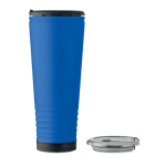 Copo térmico de aço inoxidável com parede dupla e altifalante 700 ml cor azul real