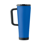 Copo térmico de aço inoxidável com parede dupla e altifalante 700 ml cor azul real sexta vista
