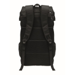 Mochila desportiva em RPET 600D com detalhes refletivos 15 L cor preto quarta vista