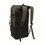 Mochila desportiva em RPET 600D com detalhes refletivos 15 L cor verde-escuro segunda vista
