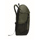 Mochila desportiva em RPET 600D com detalhes refletivos 15 L cor verde-escuro