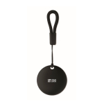 Localizador em formato porta-chaves compatível com Apple e Android cor preto vista principal