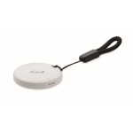 Localizador em formato porta-chaves compatível com Apple e Android cor branco sexta vista