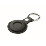 Localizador em forma de porta-chaves com capa em PU anti-perda cor preto sétima vista