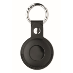 Localizador em forma de porta-chaves com capa em PU anti-perda cor preto oitava vista