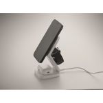 Estação de carregamento sem fios dobrável 3 em 1 com entrada USB-C 15W cor branco vista fotografia oitava vista