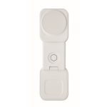 Estação de carregamento sem fios dobrável 3 em 1 com entrada USB-C 15W cor branco nona vista
